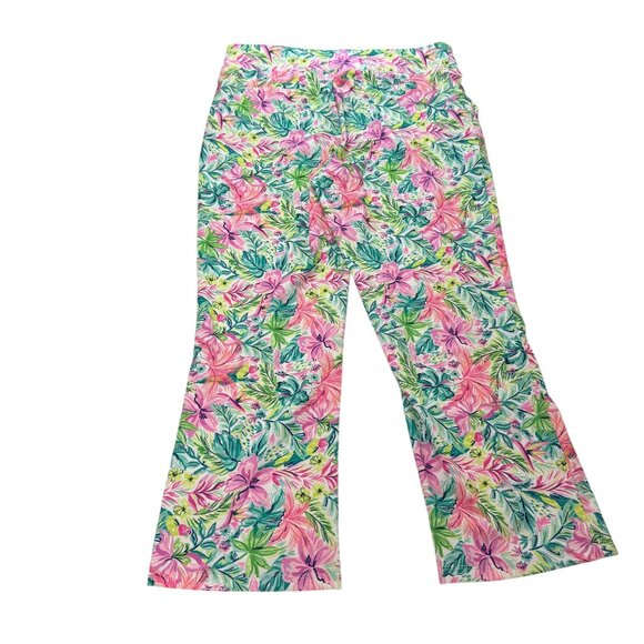 Stella Parker Tropical Floral Wide-Leg Pants Size XL | UPF 50 Sun Protection NWT - Picture 2 of 10